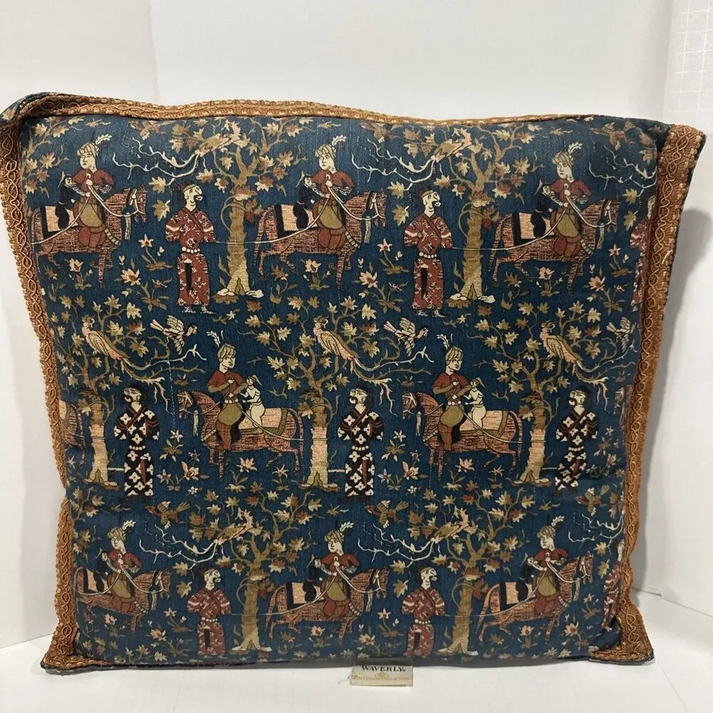 Waverly The Luxury Collection Pillow Asian Country Men Forest Decorative Vintage